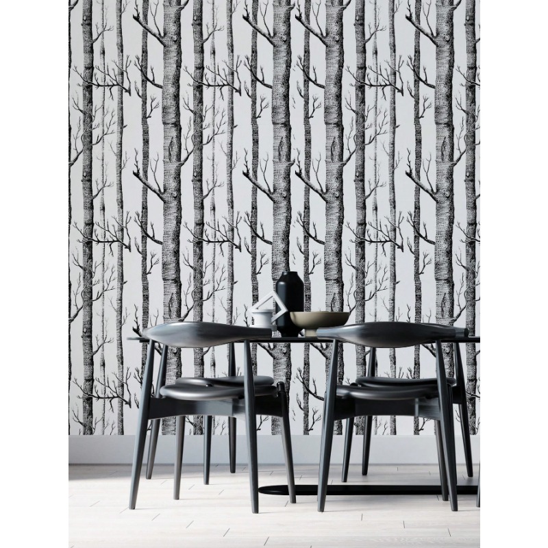 Vintage Black White Pattern Se - Pvc Panel Background ulasan dan harga